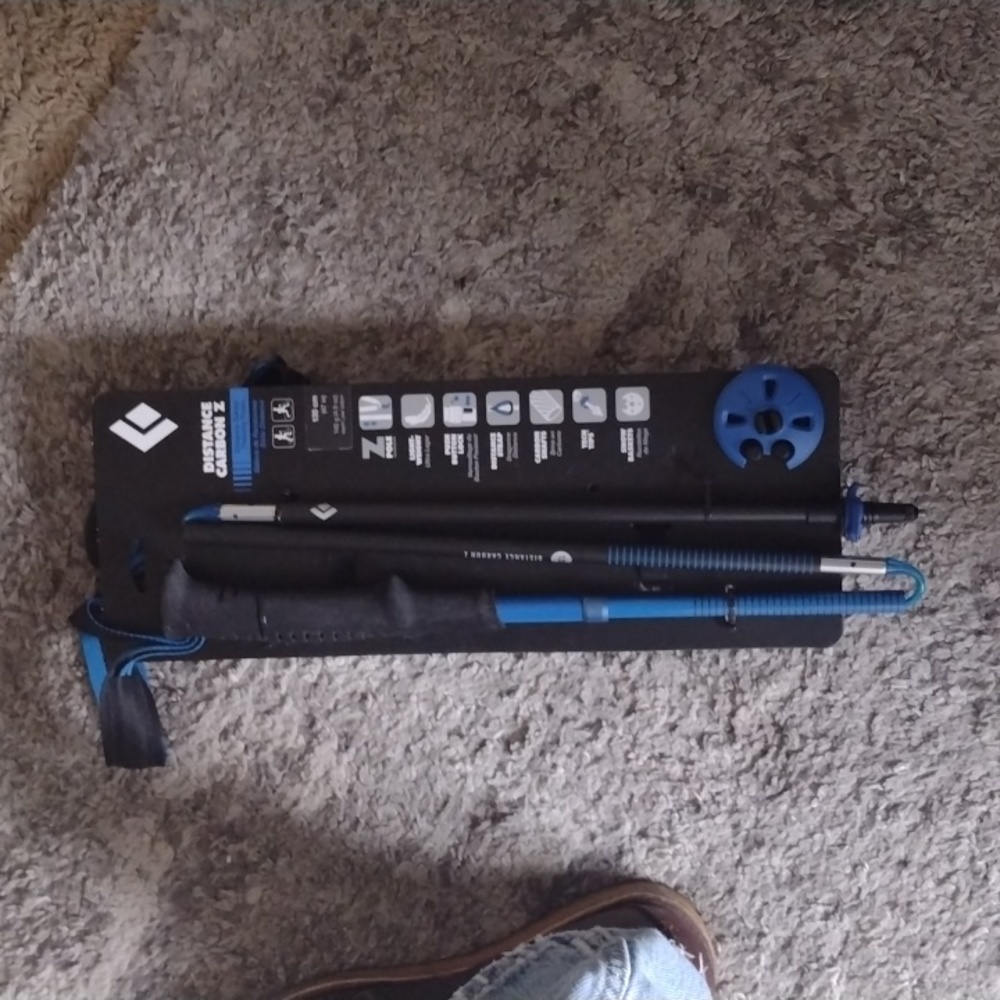 Black diamond distant carbon z trekking poles